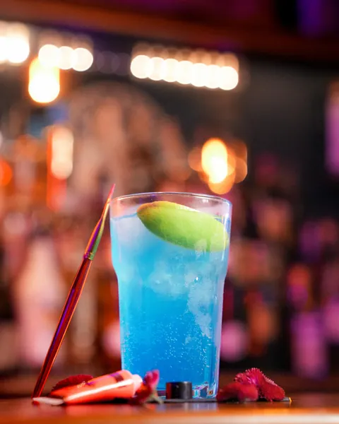 Cocktail azzurro di Arte Pub